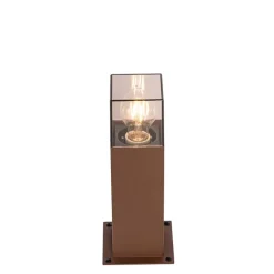 Industriële staande buitenlamp roestbruin 30 cm IP44 - Denmark