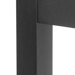 Industriële staande buitenlamp zwart 65 cm IP44 - Baleno