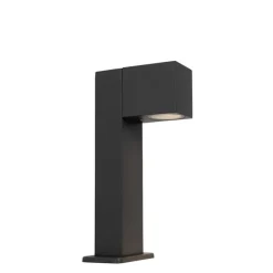 Industriële staande buitenlamp donkergrijs 30 cm IP44 - Baleno