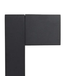 Industriële staande buitenlamp donkergrijs 30 cm IP44 - Baleno