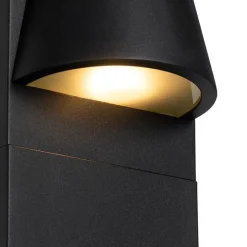 Industriële staande buitenlamp zwart IP44 - Femke