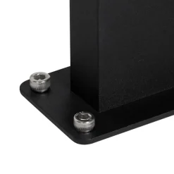 Industriële staande buitenlamp zwart IP44 - Femke