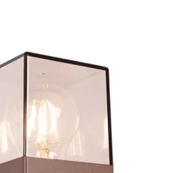 Industriële staande buitenlamp roestbruin 70 cm IP44 - Denmark