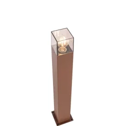 Industriële staande buitenlamp roestbruin 70 cm IP44 - Denmark
