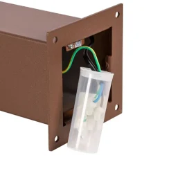 Industriële staande buitenlamp roestbruin 70 cm IP44 - Denmark