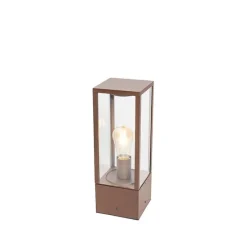 Industriële staande buitenlamp roestbruin 40 cm IP44 - Charlois