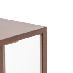 Industriële staande buitenlamp roestbruin 40 cm IP44 - Charlois