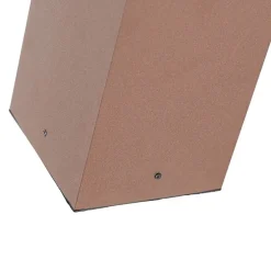 Industriële staande buitenlamp roestbruin 40 cm IP44 - Charlois