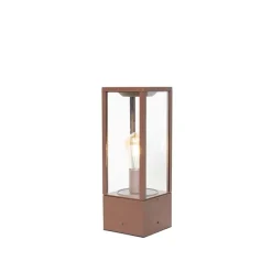 Industriële staande buitenlamp roestbruin 40 cm IP44 - Charlois