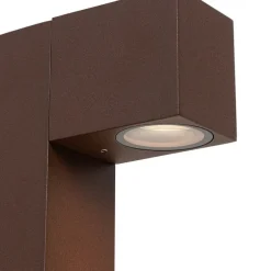 Industriële staande buitenlamp roestbruin 80 cm IP44 - Baleno