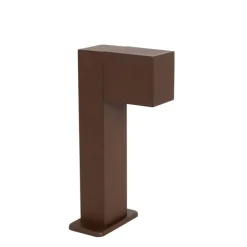 Industriële staande buitenlamp roestbruin 30 cm IP44 - Baleno