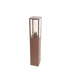 Industriële staande buitenlamp roestbruin 80 cm IP44 - Charlois