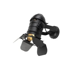 Industriële studiospot zwart draai- en kantelbaar - Movie