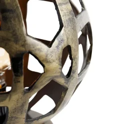 Industriële tafellamp antiek goud - Bobby