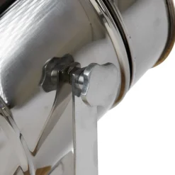 Industriële tafellamp staal met hout draai- en kantelbaar - Shiny