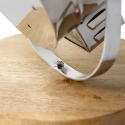 Industriële tafellamp staal met hout draai- en kantelbaar - Shiny