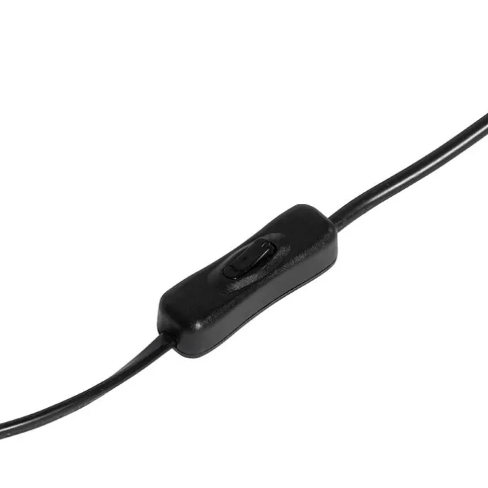 Industriële tafellamp zwart 18 cm - Emado