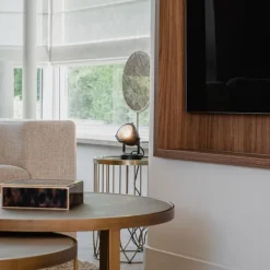 Industriële tafellamp zwart 18 cm - Emado