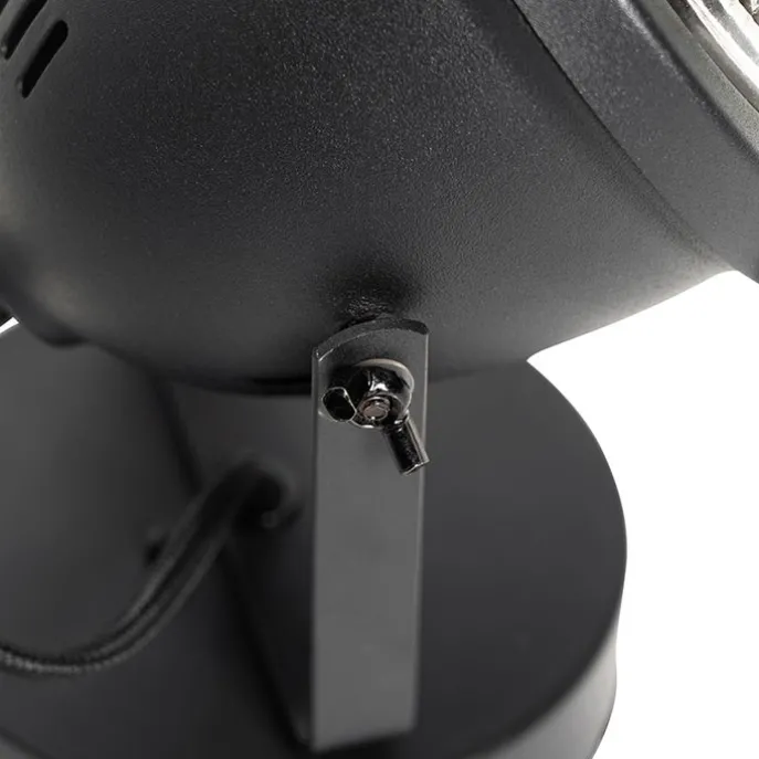 Industriële tafellamp zwart 18 cm - Emado