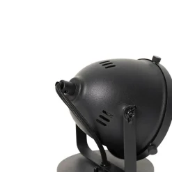 Industriële tafellamp zwart 18 cm - Emado