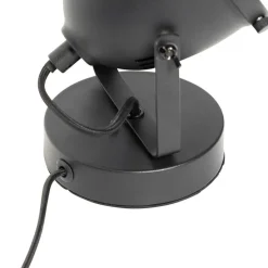 Industriële tafellamp zwart 18 cm - Emado