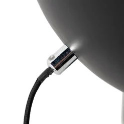 Industriële tafellamp zwart met gouden binnenkant - Magna Eglip