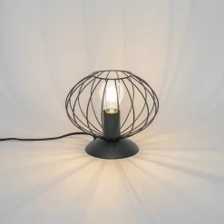 Industriële tafellamp zwart - Margarita