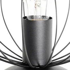 Industriële tafellamp zwart - Margarita