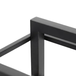 Industriële tafellamp zwart - Cage Rack