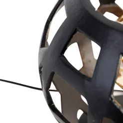 Industriële tafellamp zwart - Bobby