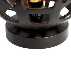 Industriële tafellamp zwart - Bobby