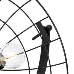 Industriële tafellamp zwart verstelbaar - Hanze