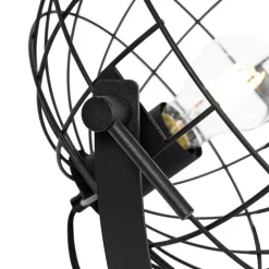 Industriële tripod tafellamp zwart verstelbaar - Hanze