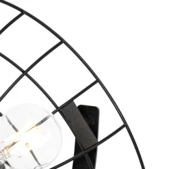 Industriële tripod tafellamp zwart verstelbaar - Hanze