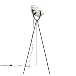 Industriële tripod vloerlamp zwart 35 cm verstelbaar - Hanze