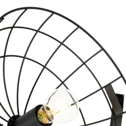 Industriële tripod vloerlamp zwart 35 cm verstelbaar - Hanze