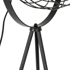 Industriële tripod vloerlamp zwart 35 cm verstelbaar - Hanze