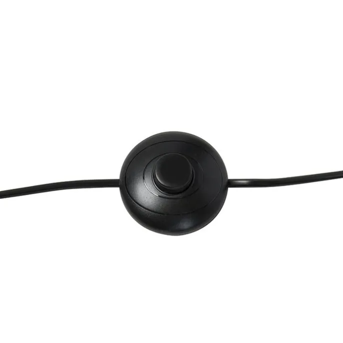 Industriële vloerlamp tripod hout met studiospot - Braha