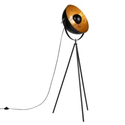 Industriële vloerlamp tripod zwart - Magna 40 Eglip