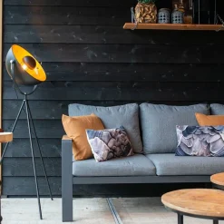 Industriële vloerlamp tripod zwart - Magna 40 Eglip