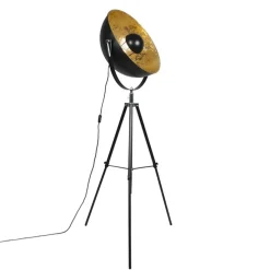 Industriële vloerlamp tripod zwart - Magna 50 Eglip