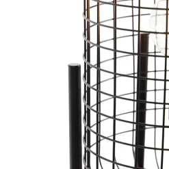 Industriële vloerlamp zwart - Bliss Vefa