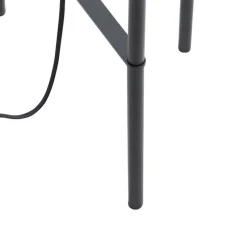 Industriële vloerlamp zwart - Bliss Vefa