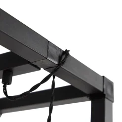 Industriële vloerlamp zwart 3-lichts - Big Cage