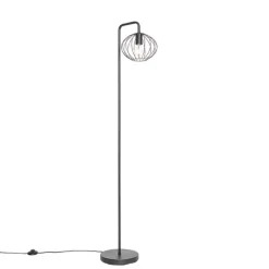 Industriële vloerlamp zwart 23 cm - Margarita