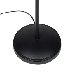 Industriële vloerlamp zwart met goud 1-lichts - Tommy