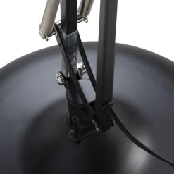 Industriële vloerlamp zwart verstelbaar - Hobby