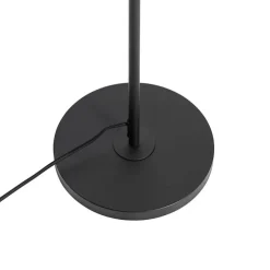 Industriële vloerlamp zwart 2-lichts - Emado