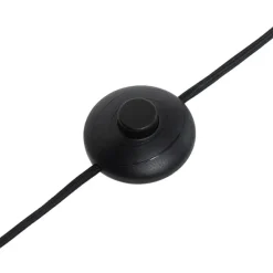 Industriële vloerlamp zwart 2-lichts - Emado