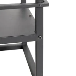 Industriële vloerlamp zwart - Cage Rack